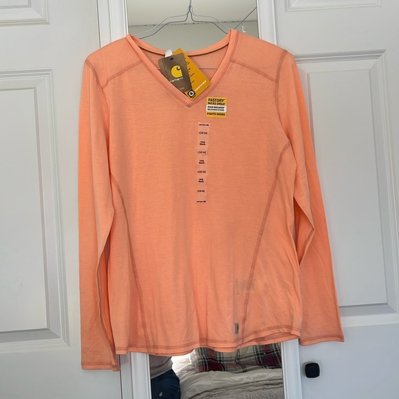 Carhartt NWT Force Long Sleeve Shirt Size 12/14 - Picture 1 of 6